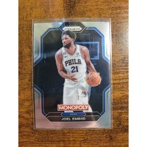 2022-2023 Panini Prism Monopoly #PS5 Joel Embiid - Philadelphia 76ers - NBA
